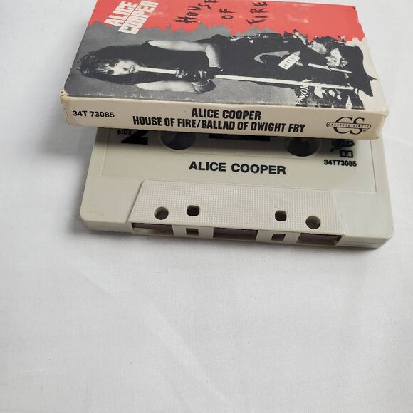 Alice Cooper – House of Fire Cassette Single (1989) - Picture 3 of 3